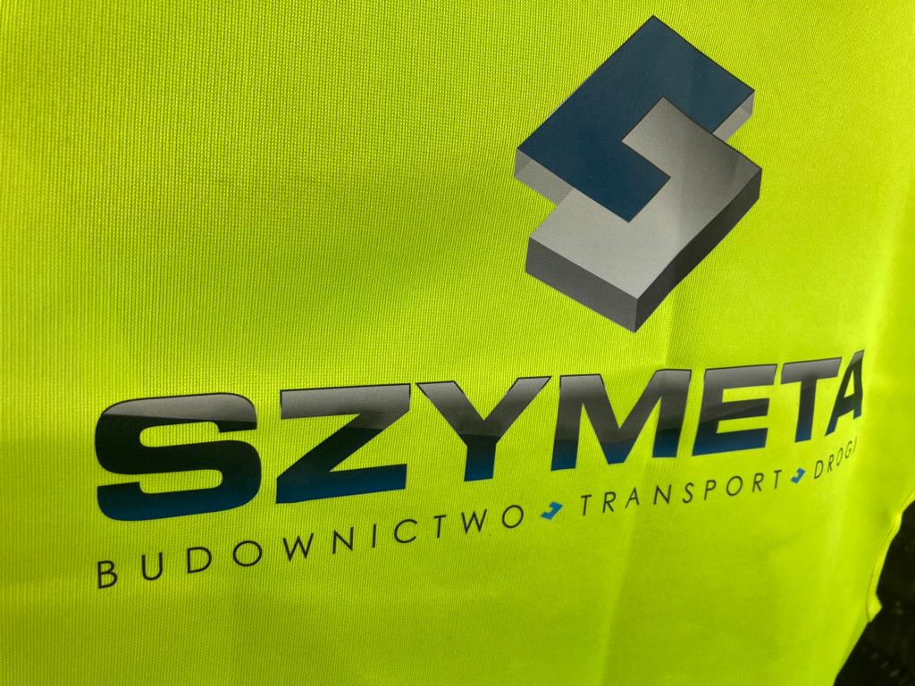 Kamizelka odblaskowa z nadrukiem